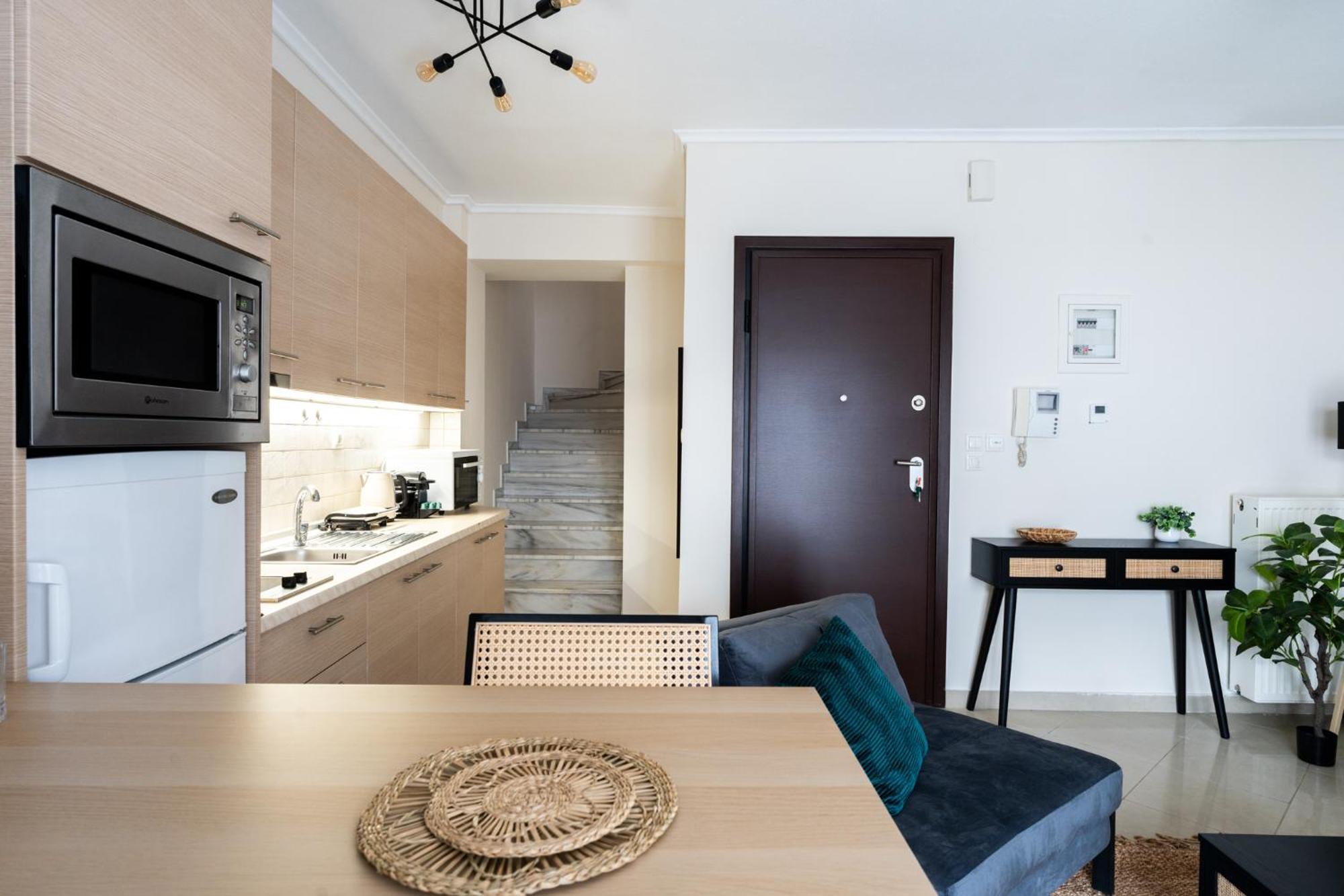 Pomegranate Luxury Penthouse Maisonette With Beautiful Terrace & Free Parking By Binobi ! Thessaloniki Exterior foto