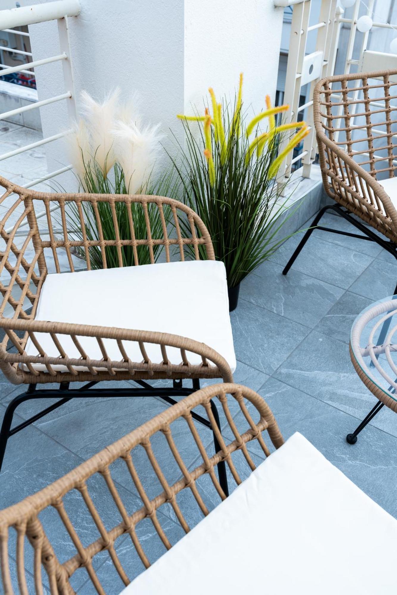 Pomegranate Luxury Penthouse Maisonette With Beautiful Terrace & Free Parking By Binobi ! Thessaloniki Exterior foto